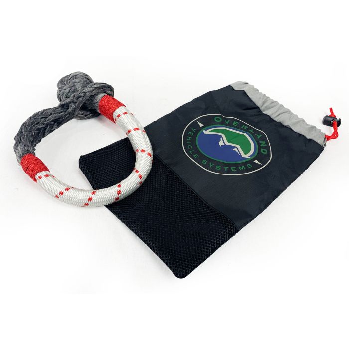 Overland Vehicle Systems  Combo Pack Soft Shackle and Recovery Ring 