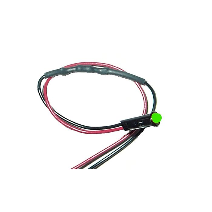 Painless Wiring 80202 1/8" LED Dash Indicator Light Green 
