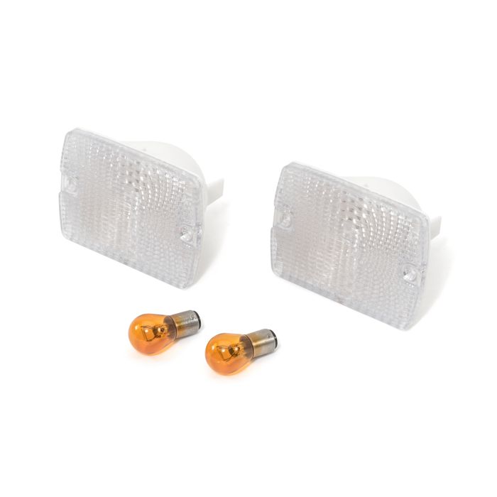 Crown Automotive RT28012 Clear Front Turn Signal Lenses for 87-93 Jeep Wrangler YJ