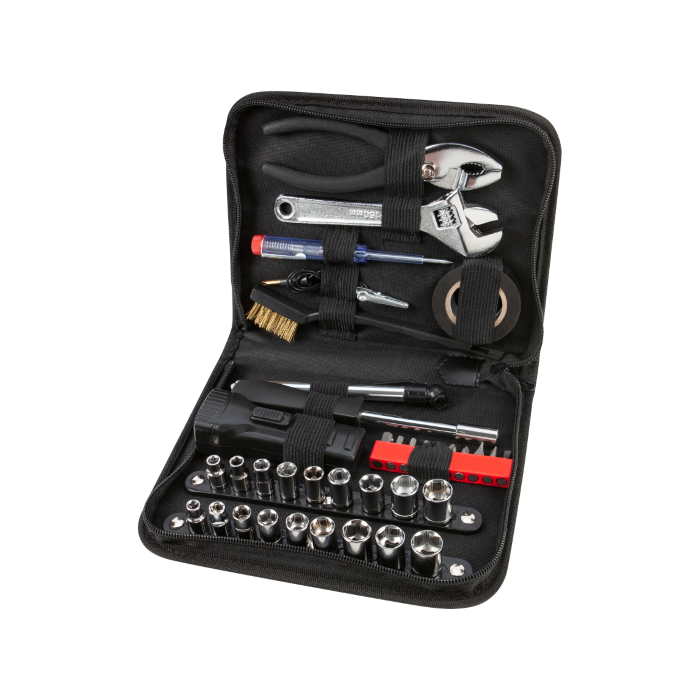Performance Tool W1197 38 Piece Compact Tool Set in Zippered Case 