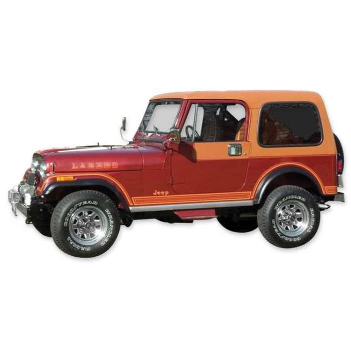 Phoenix Graphix  Laredo Vinyl Hood Graphics Kit for 80-84 Jeep CJ-7 Laredo