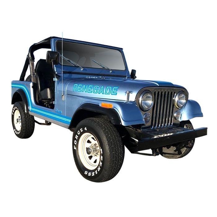 PGX RENEGADE GRAPHICS KIT 85-86 CJ YELW