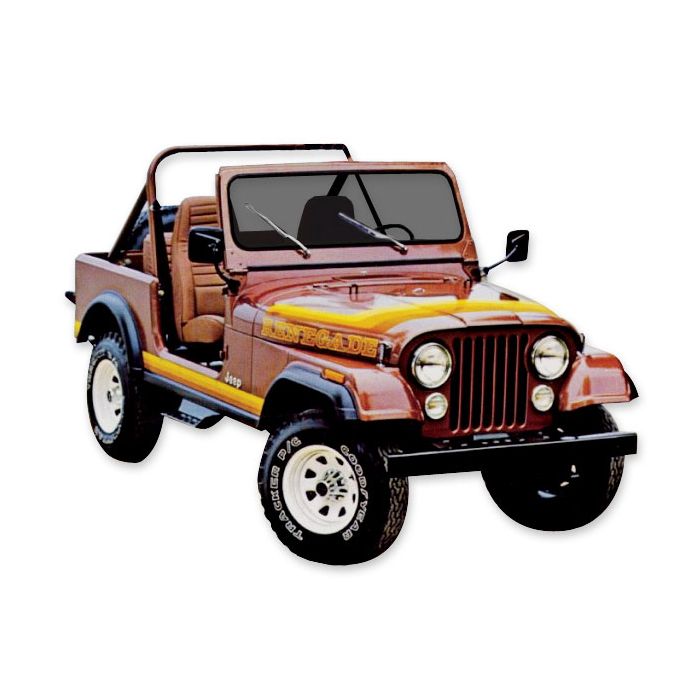 PGX RENEGADE GRAPHICS KIT 81-82 CJ YELW