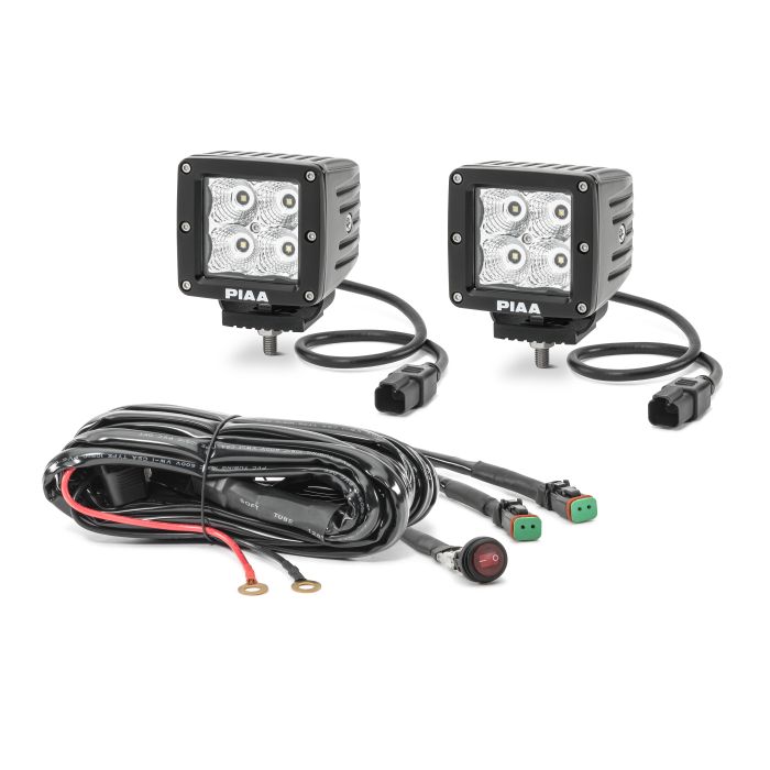 PIAA  Quad Series LED Cube Lights with Harness 