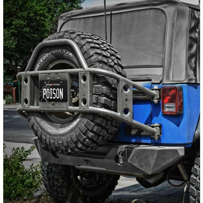 Poison Spyder 17-13-010 Body Mount Tire Carrier for 07-18 Jeep Wrangler JK