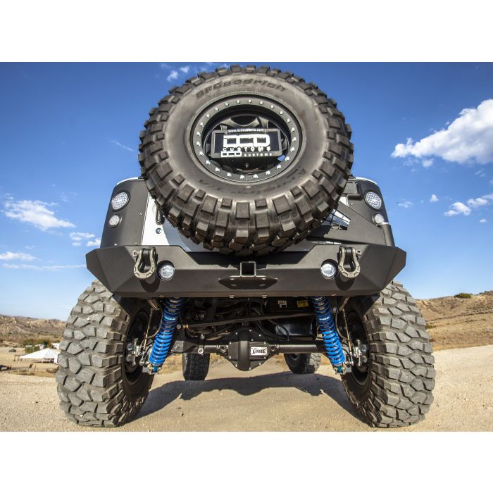 Poison Spyder 17-62-010P1 RockBrawler II Rear Bumper in SpyderShell Armor Coat for 07-18 Jeep Wrangler JK