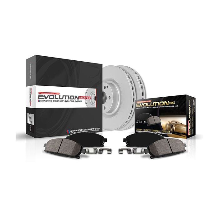 PowerStop  Z17 Evolution GEOMET Fully Coated Rotor Brake Kit for 21-26 Ford Bronco