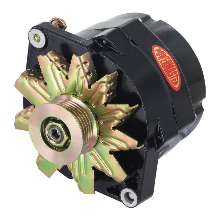 Powermaster 8-56100 100 / 70 Amp Alternator in Black Finish for 66-75 Jeep CJ-5 & CJ-6