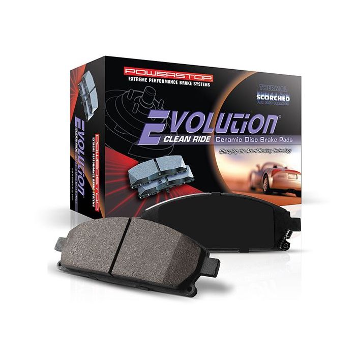 PowerStop 16-981 Z16 Evolution Ceramic Rear Brake Pads for 03-06 Jeep Wrangler TJ Rear Disc Models
