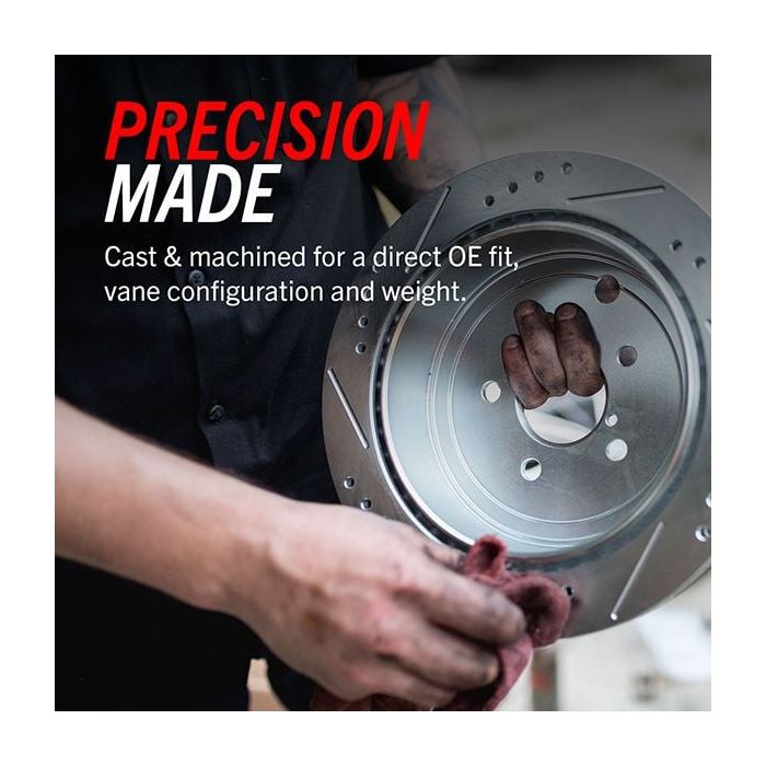 PowerStop  Evolution Drilled, Slotted & Zinc Plated Rotors for 07-18 Jeep Wrangler JK