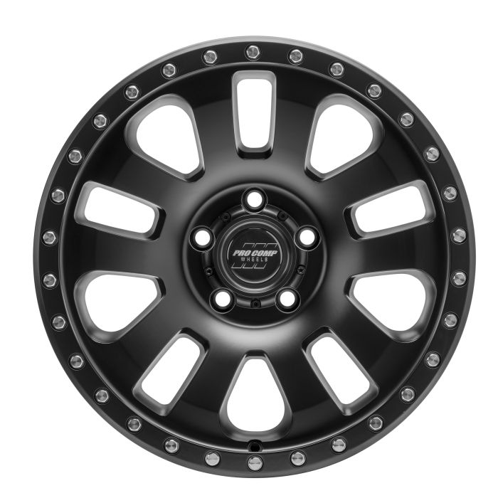 Pro Comp  Prodigy Wheel in Satin Black  for 07-18 Jeep Wrangler JK and 99-18 Grand Cherokee WJ, WK, & WK2
