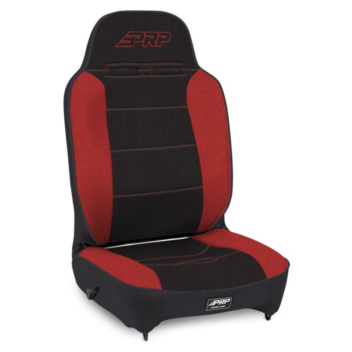 PRP ENDURO HIGH BACK SEAT BLK & RED PS