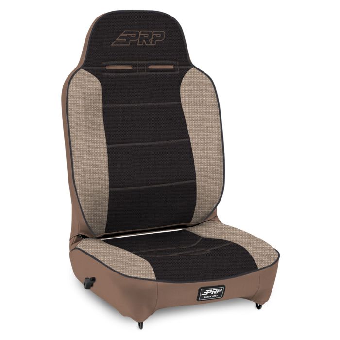 PRP ENDURO HIGH BACK SEAT BLK & TAN PS