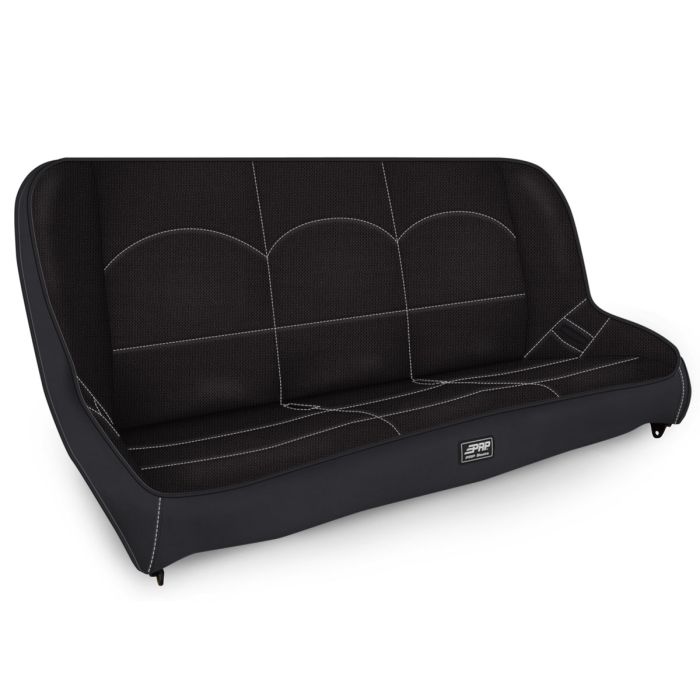 PRP Seats  36 in. Wide Low Back Rear Bench Seat for 76-95 Jeep CJ & Wrangler YJ Vehicles