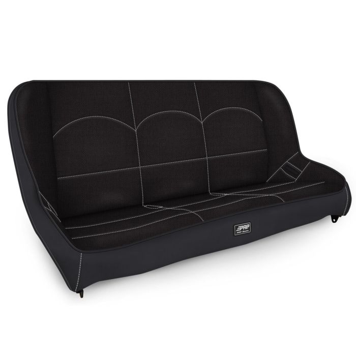 PRP Seats  36 in. Wide Low Back Rear Bench Seat for 76-95 Jeep CJ & Wrangler YJ Vehicles