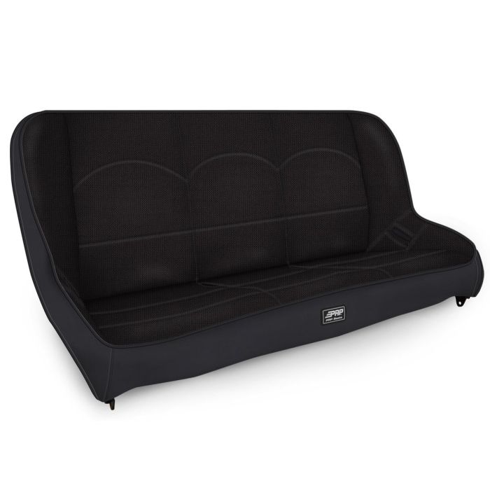 PRP Seats  36 in. Wide Low Back Rear Bench Seat for 76-95 Jeep CJ & Wrangler YJ Vehicles
