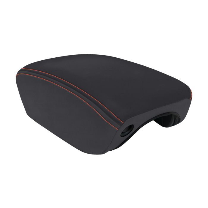 Center Console Cover for 2018+ Jeep Wrangler JL and Jeep Gladiator JT - Black and Orange