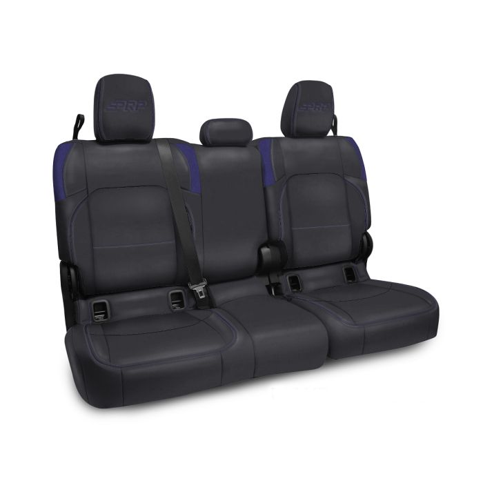 Rear Bench Cover for Jeep Gladiator JT, with no Armrest - Black and Purple