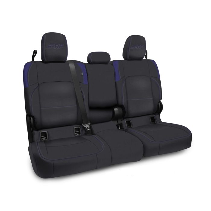 Rear Bench Cover for Jeep Gladiator JT, with Armrest - Black and Purple