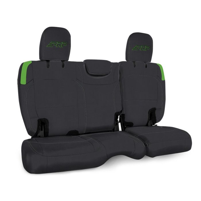 Rear Bench Cover for Jeep Wrangler JL, 2 door - Black and Green