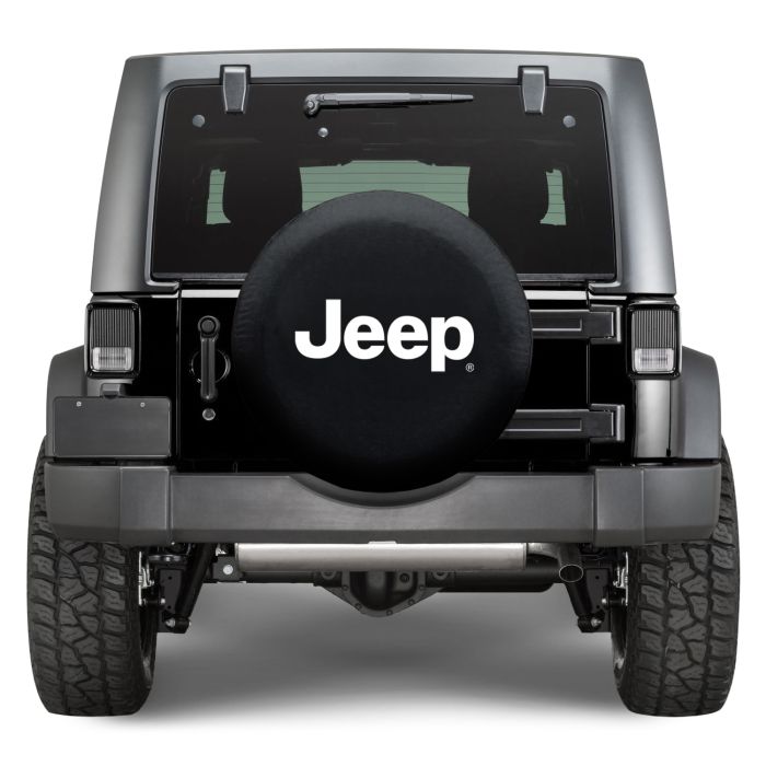 Plasticolor 000793R01 Jeep Logo Spare Tire Cover for 27" to 31" Spare Tires