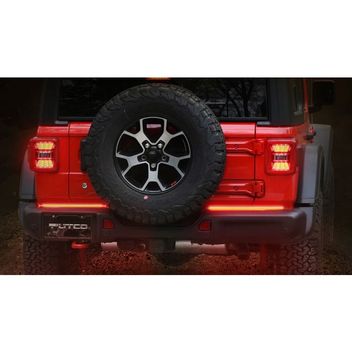 PUTCO RED LED TAILGATE LIGHTBAR JK JL