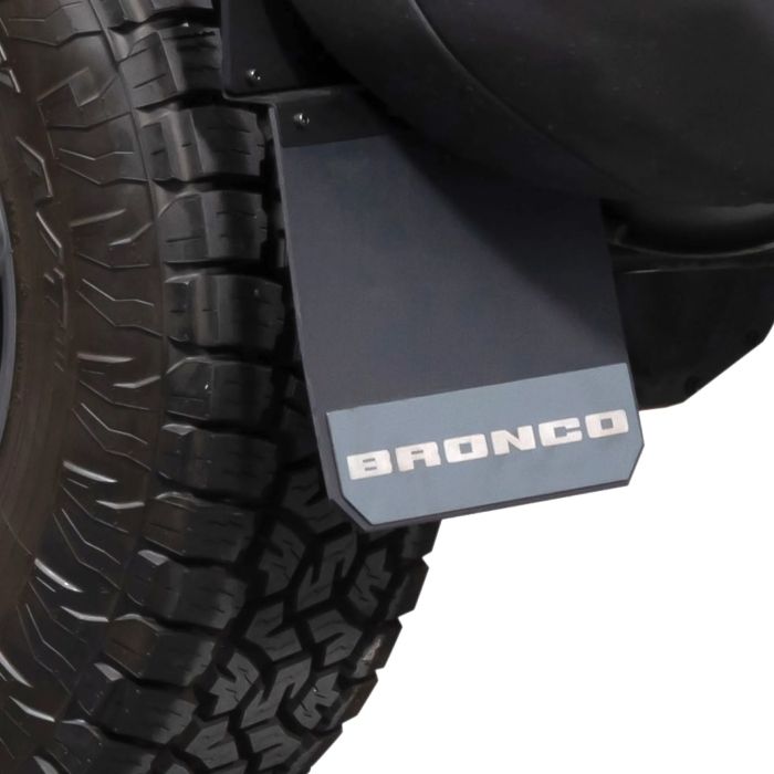Putco  Mud Skins with Bronco Logo Mud Flaps  for 21-27 Ford Bronco