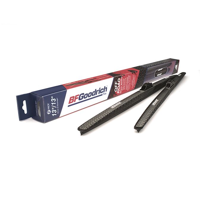 BFGoodrich  Off Road Wiper Blades with WeatherTread™ and Scrub-X™ Technologies for 97-22 Jeep Wrangler TJ, JK, JL & Gladiator JT; 84-01 Cherokee XJ, 93-98 Grand Cherokee ZJ