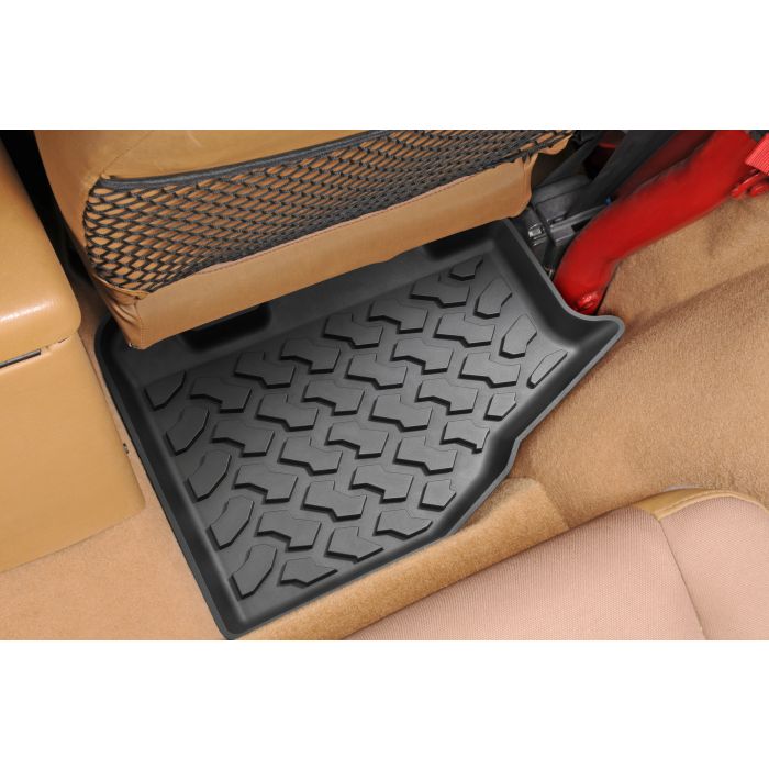 QUADRATEC REAR FLOOR LINERS TJ BLACK