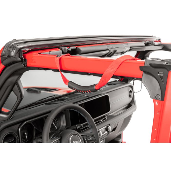 QUADRATEC ULTIMATE GRAB HANDLES JL 2024+ RED PAIR