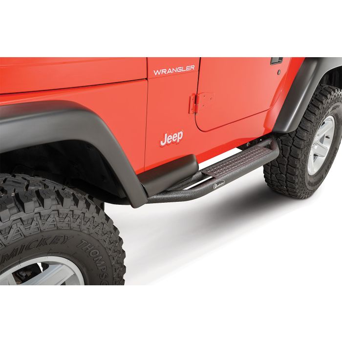 Quadratec  QRC Side Armor with Step for 87-06 Jeep Wrangler YJ & TJ 