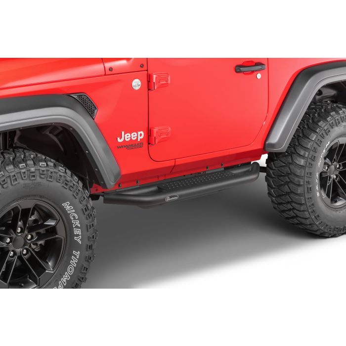 Quadratec  QRC Side Armor with Step for 18-22 Jeep Wrangler JL 2-Door