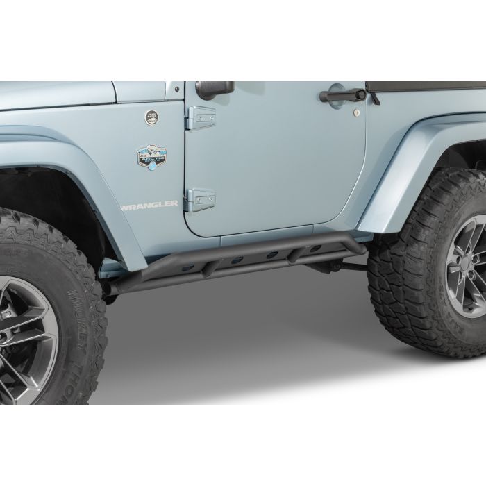 Quadratec  Heavy Duty Rocker Guards for 07-18 Jeep Wrangler JK 2-Door