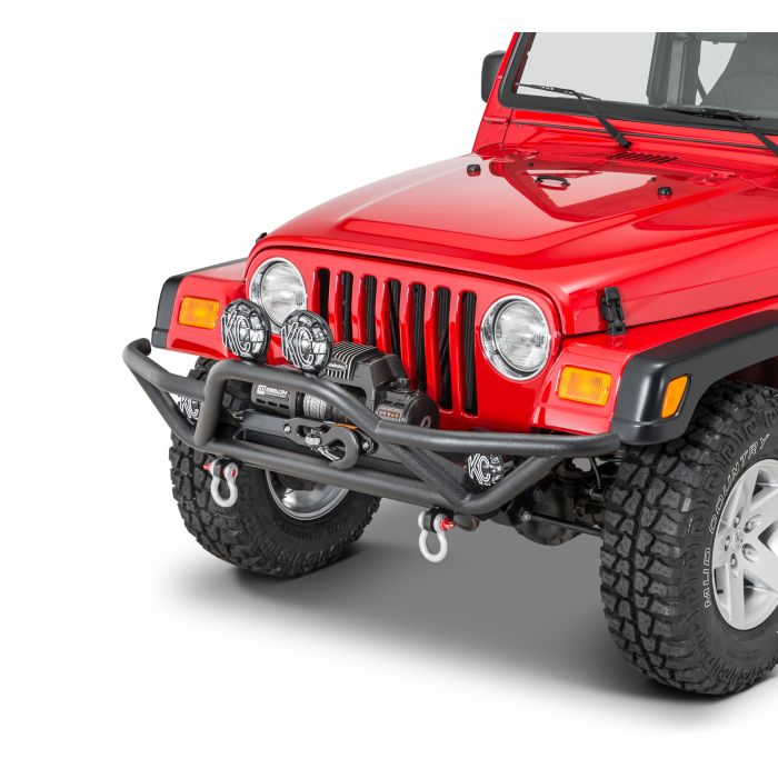 Quadratec  QRC Front Bumper for 87-06 Jeep Wrangler YJ, TJ & Unlimited