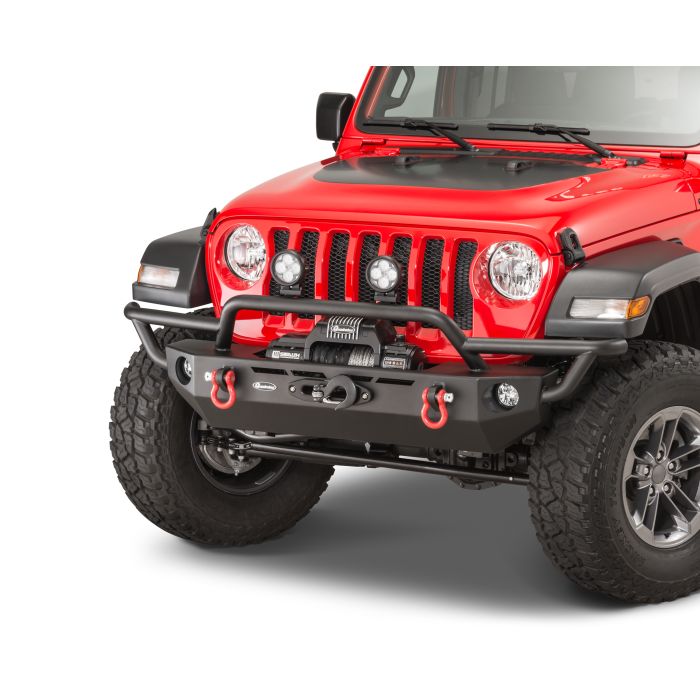 Quadratec  QRC Front Winch Ready Bumper for 18-22 Jeep Wrangler JL & Gladiator JT