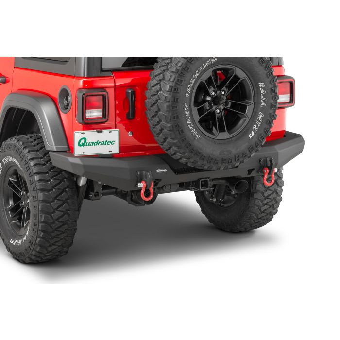 Quadratec  Brute Strength Aluminum Rear Bumper for 18-22 Jeep Wrangler JL