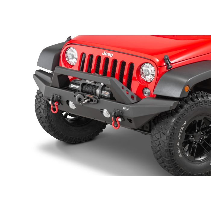 Quadratec  Aluminum Brute Strength Winch Bumper for 07-18 Jeep Wrangler JK