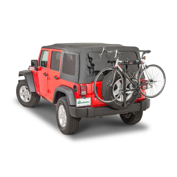 Quadratec  Spare Wheel Mounting Bike Rack for 93-18 Jeep Vehicles