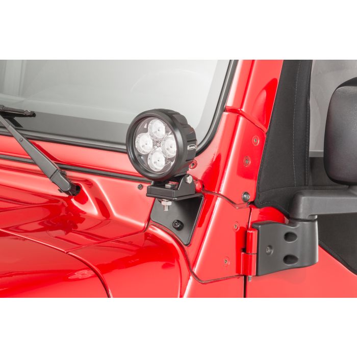 QUAD 4IN RND 4 LED FLOOD W/WIND MNT TJ  97109 2213