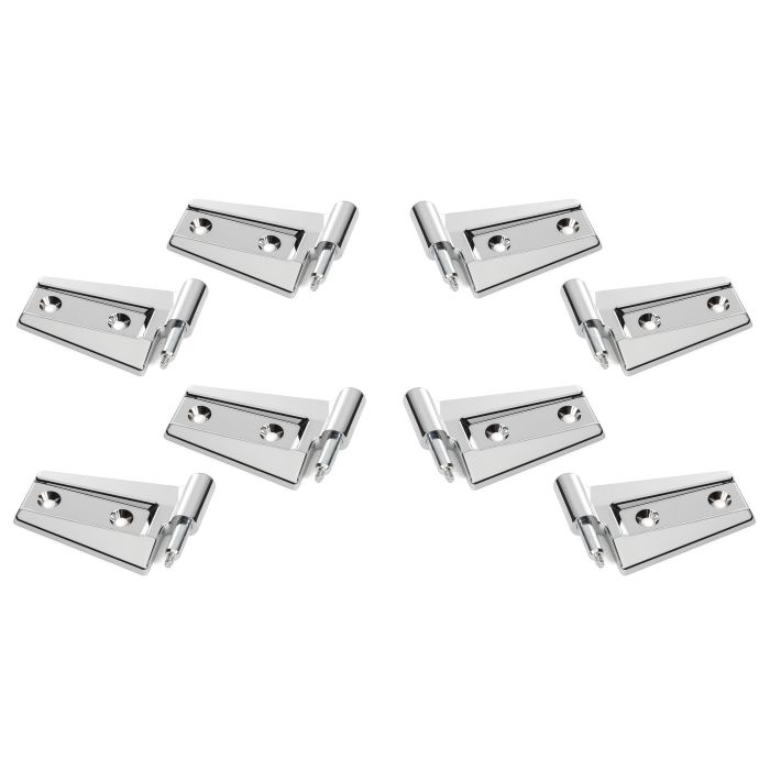 ACCUPART DOOR HINGE SET 8PC JKU CHROME 13009 0701