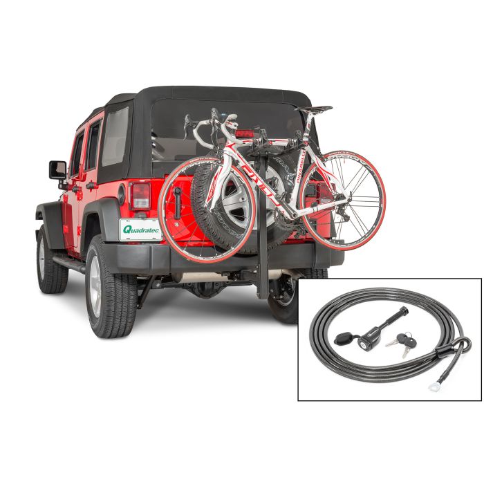 Quadratec  2 Bike Folding Bike Rack for 2" Receiver Hitch