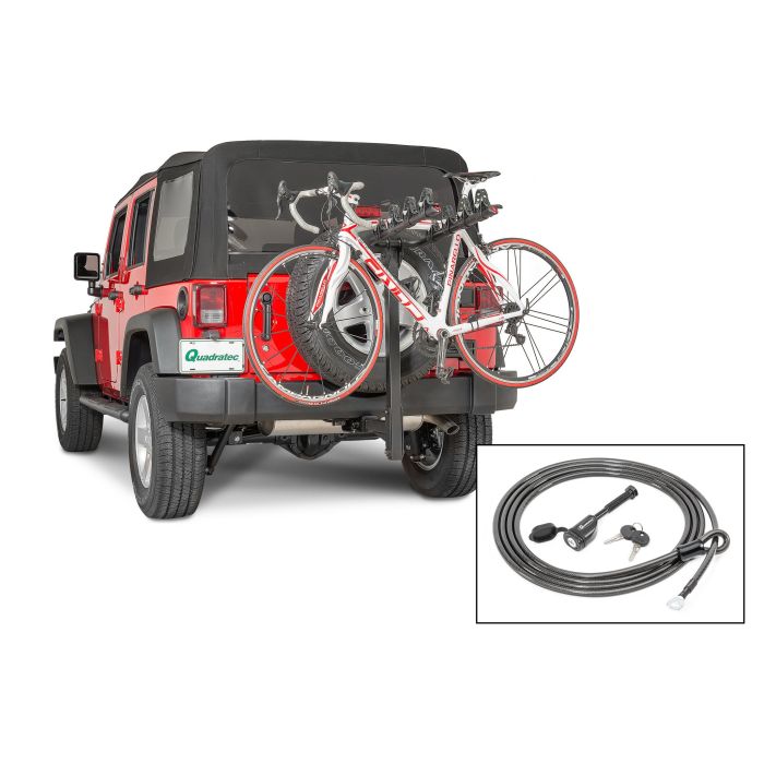 Quadratec  4 Bike Folding Bike Rack for 2" Receiver Hitch