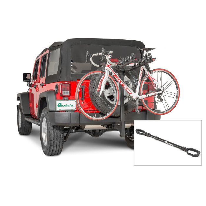 Quadratec 4 Bike Folding Bike Rack for 2" Receiver Hitch