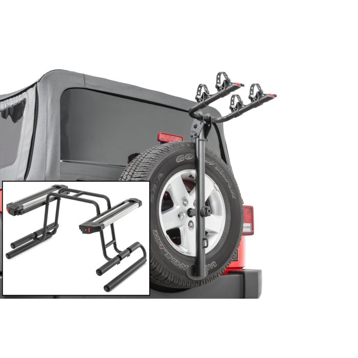 QUAD 2 BIKE SPARE TIRE W/QUAD SKI RACK  92034 1033