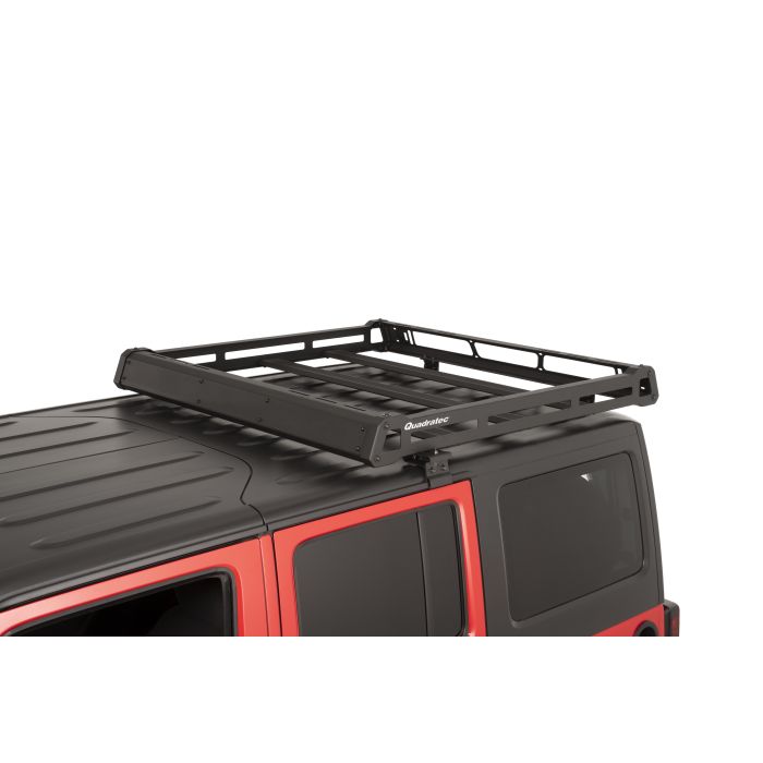 Quadratec  Aluminum Roof Rack for 07-18 Jeep Wrangler JK Unlimited 4-Door