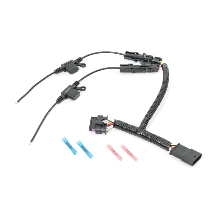 Quadratec  Daytime Running Light DRL Adapter Wiring Harness for 18-22 Jeep Wrangler JL & Gladiator JT