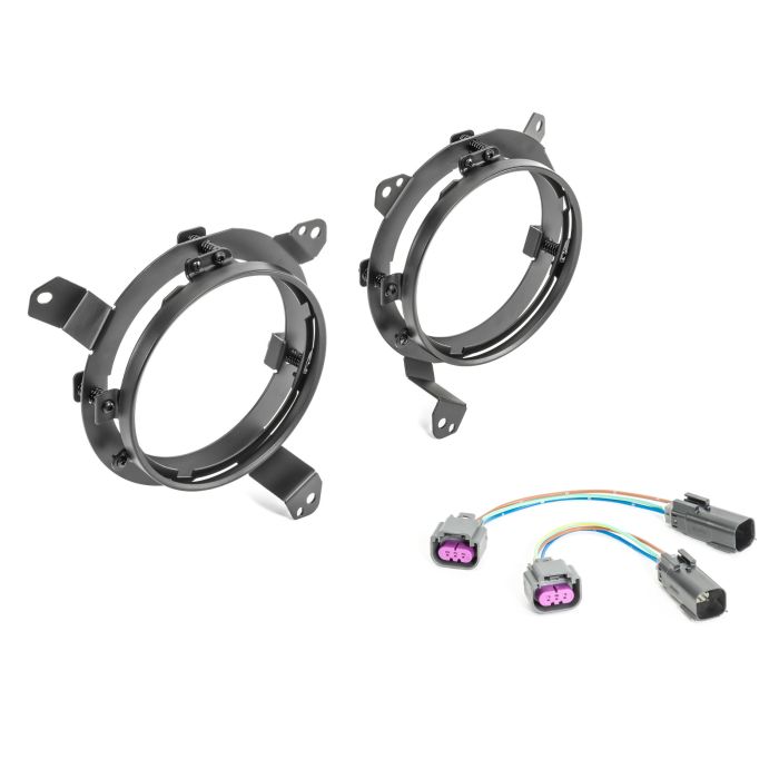 QUAD JL 7IN HEADLIGHT BRACKETS W/WIRING 97109 0941