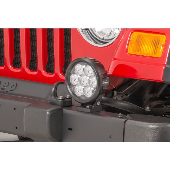 Quadratec  Hi Performance 6" Round LED Light Kit for 97-06 Jeep Wrangler TJ & Unlimited