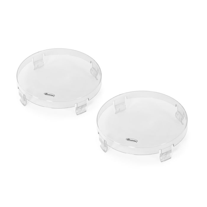 QUAD 4IN RND LED LIGHT COVER PAIR CLEAR 97109 1300
