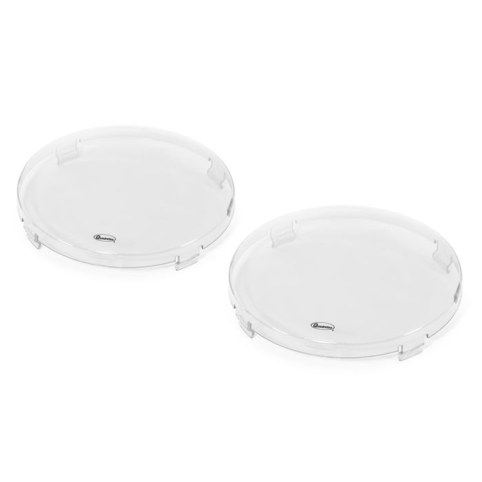 QUAD 6IN RND LED LIGHT COVER PAIR CLEAR 97109 1310